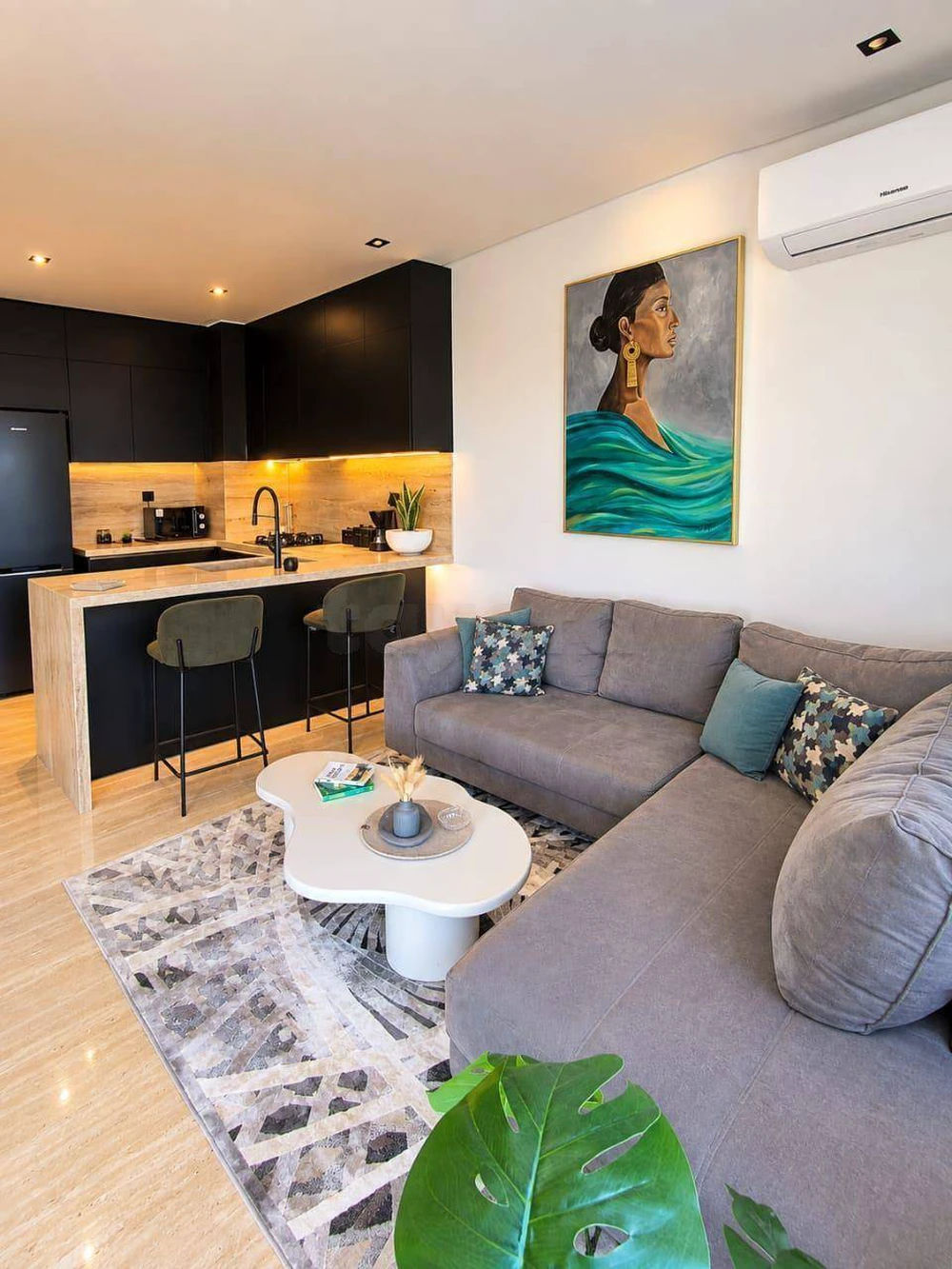 Location d'un luxueux et fabuleux s+1 très haut standing (Neuf) jamais habité, photo 4