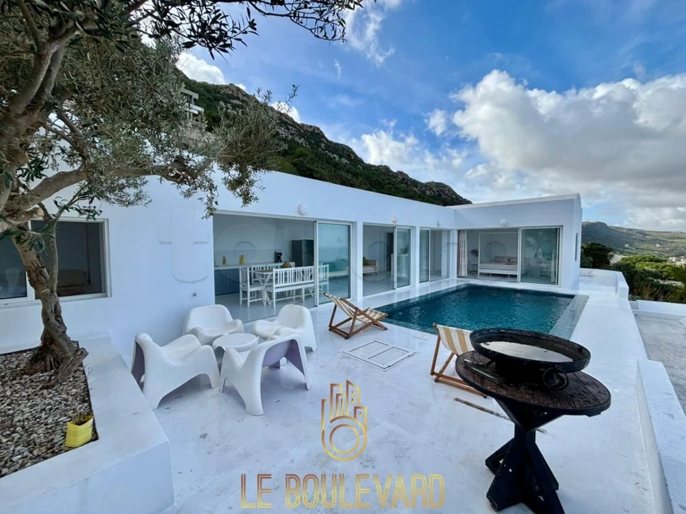 Villa Olive S+2 – Piscine privée & vue mer panoramique | Rafraf, Bizerte, photo 1