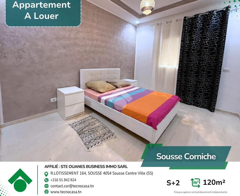 S+2 en location – Sousse Centre Ville - La Corniche, صورة 4