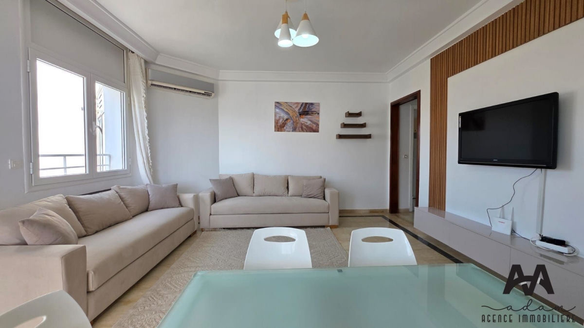 Appartement S+3 Meublé avec Vue Mer Panoramique à Mrezga, Hammamet Nord, photo 1