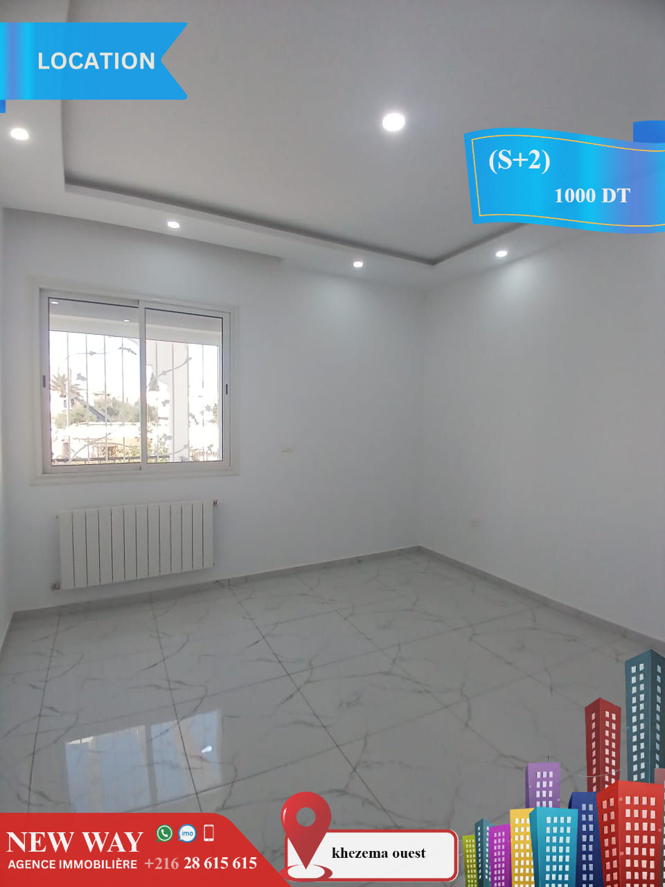 Appartement (S+2) à khezema ouest, صورة 4