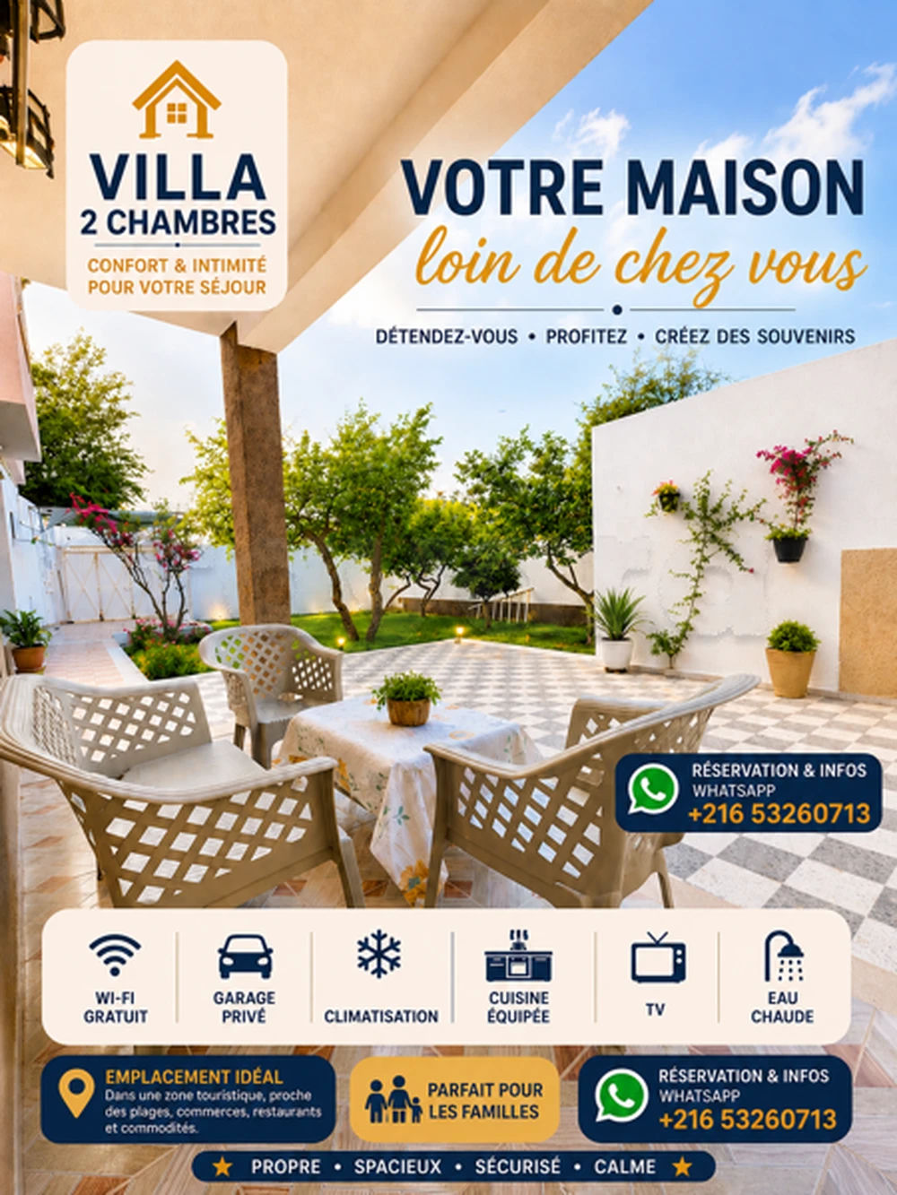 🏡 Charmante Mini Villa 2 Chambres avec Jardin Privatif & Garage – À Deux Pas de la Mer, photo 1