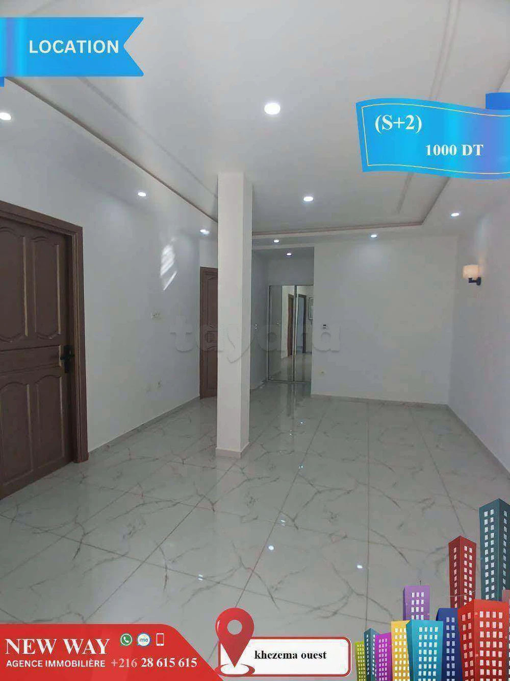 Appartement (S+2) à khezema ouest, صورة 2