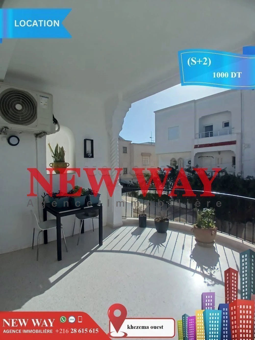 Appartement (S+2) à khezema ouest, صورة 1