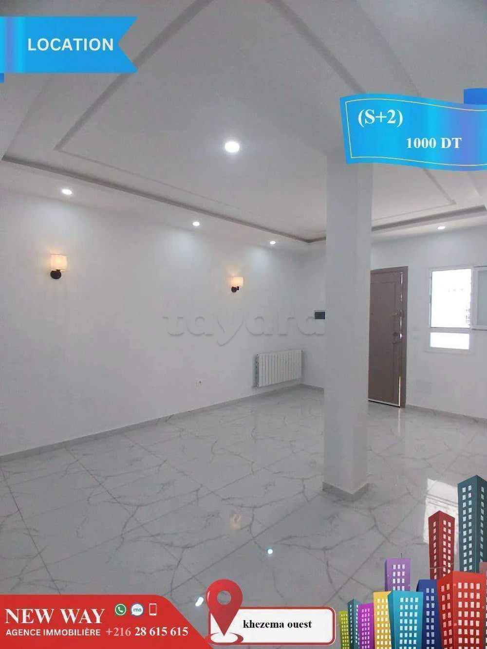 Appartement (S+2) à khezema ouest, صورة 3