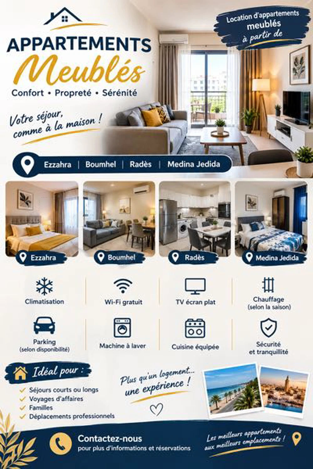 Des appartement meublé, صورة 1