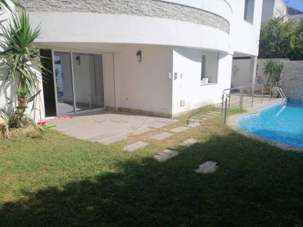 LOCATION VILLA DE HAUT STANDING AVEC PISCINE A EL MENZAH 5 USAGE HABITATION OU POUR BUR, صورة 3