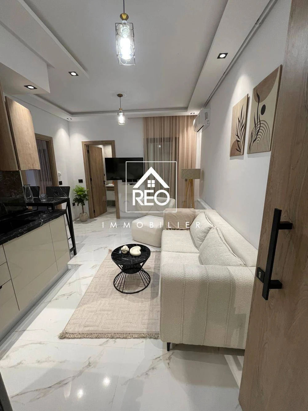 À Louer : Un appartement S+1 (Meublé) Jamais Habité situé à La Nouvelle Soukra, photo 3