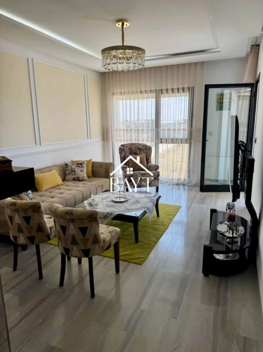 APPARTEMENT S+1 HAUT STANDING MEUBLÉ COTÉ CARREFOUR, صورة 1
