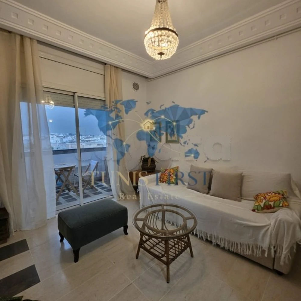 A louer Appartement S+1 Meublé aux Jardins de Carthage, photo 1