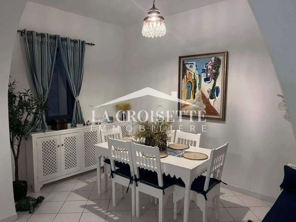 Duplex avec jardin S+3 meublé à louer à Gammarth mdl0742, photo 4