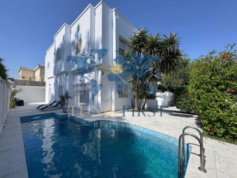 A Louer Coquette Villa avec piscine à Carthage Salambo, photo 1