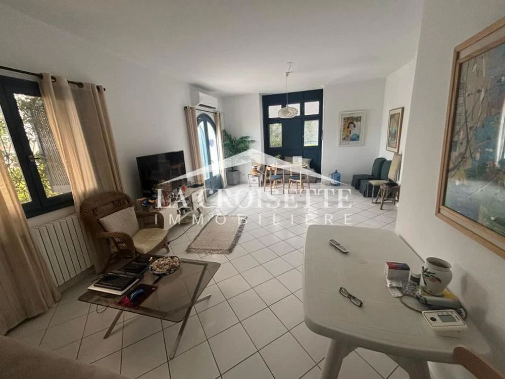 Duplex meublé s2 vue sur mer avec terrasse à Gammarth MVL1751, صورة 3