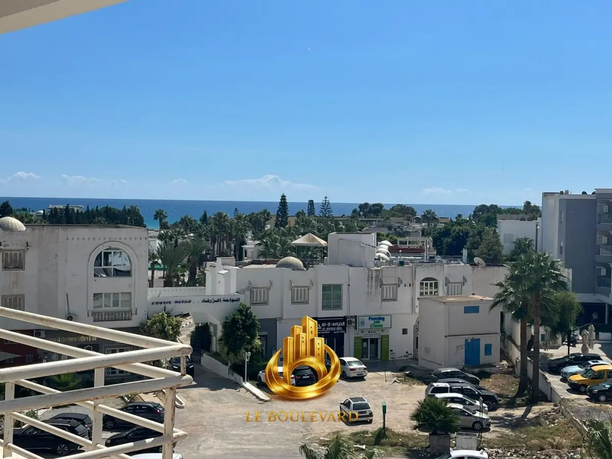 A Louer Appartement S+3 avec vue sur mer dans une résidence à Mrezga, Hammamet, photo 1